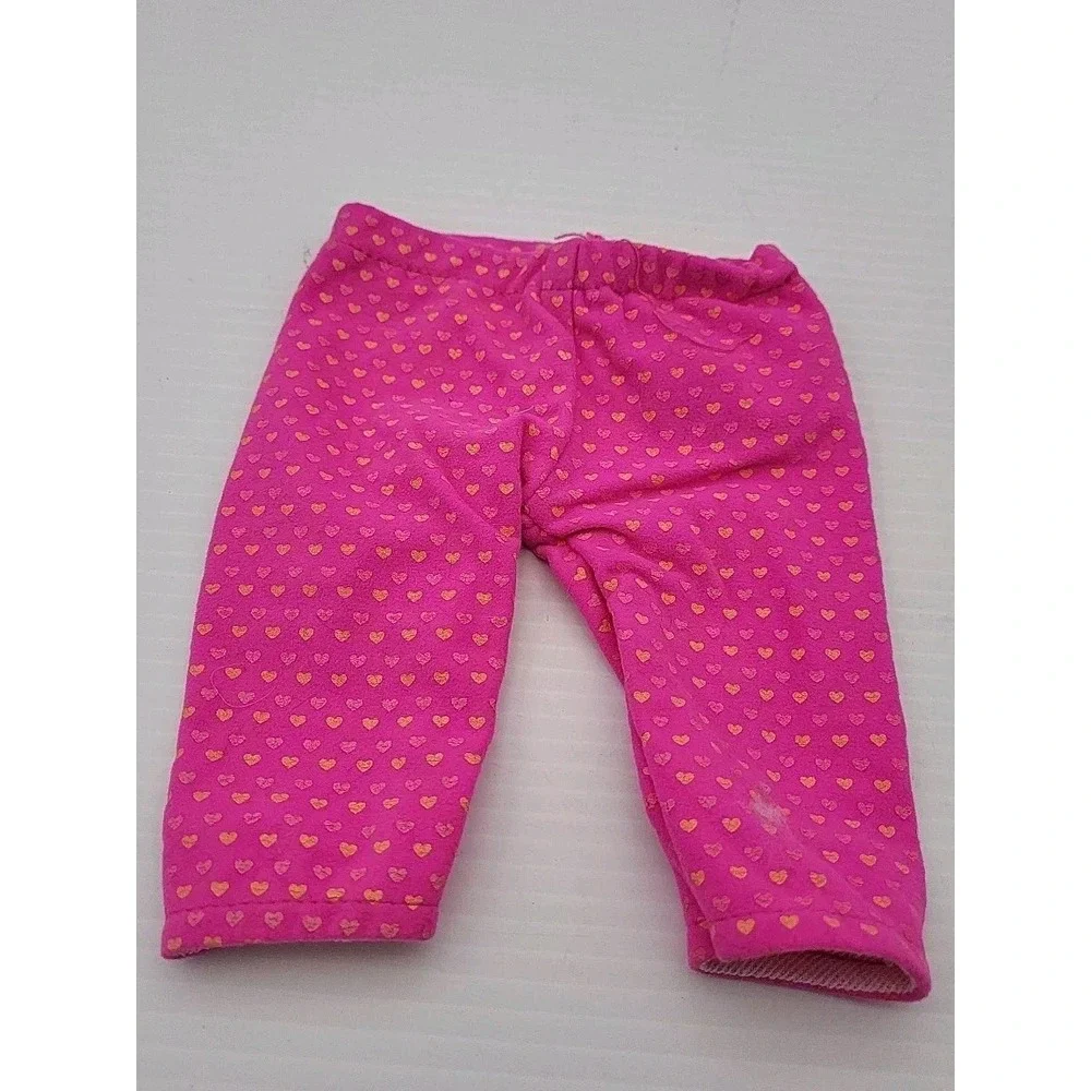 18 Inch Doll Pajama Pants fit American Girl Dolls, Heart Print‎